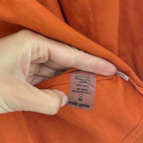 Cult Gaia Aurel Linen Top - Picture 6 of 6